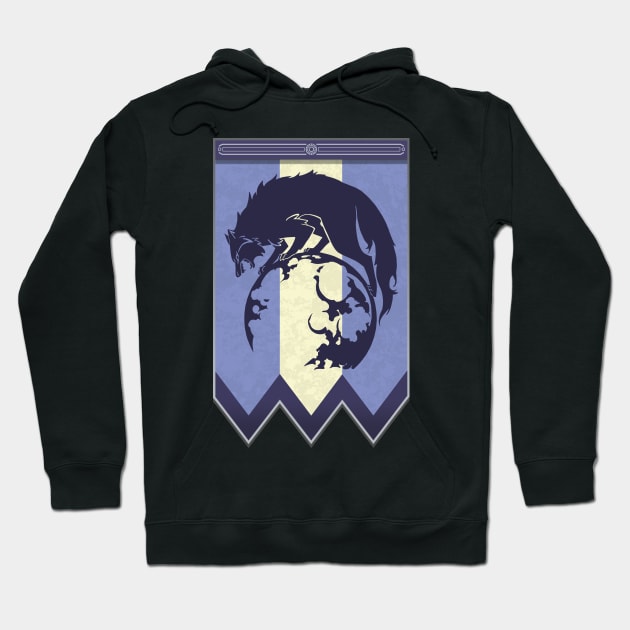 Fire Emblem 3 Houses: Ashen Wolves Banner Hoodie by Xitokys